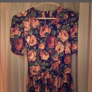 Vintage 80s day dress